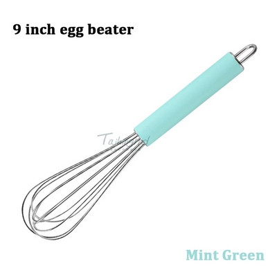 Nerūdijančio plieno rankinis kiaušinių plakiklis silikoninis balionas kepimo įrankiai pienas grietinėlė sviesto plakiklis maišytuvas Virtuvės priedai dalykėliai