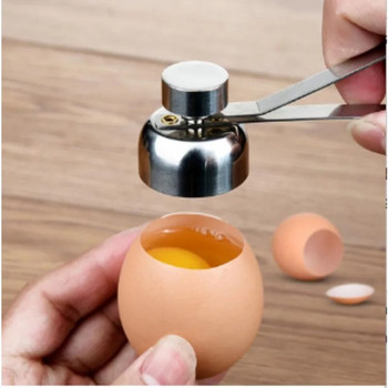 Νέο πρακτικό μεταλλικό ψαλίδι αυγών Egg Topper Cotter Ανοιχτήρι κελύφους από ανοξείδωτο ατσάλι Βρασμένο ωμό αυγό ανοιχτό δημιουργικό σετ εργαλείων κουζίνας