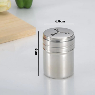 Staklenke za začine za roštilj od nehrđajućeg čelika Solnjak Boca za papar Alat za sito za brašno Začini za dom Novi kuhinjski dodaci