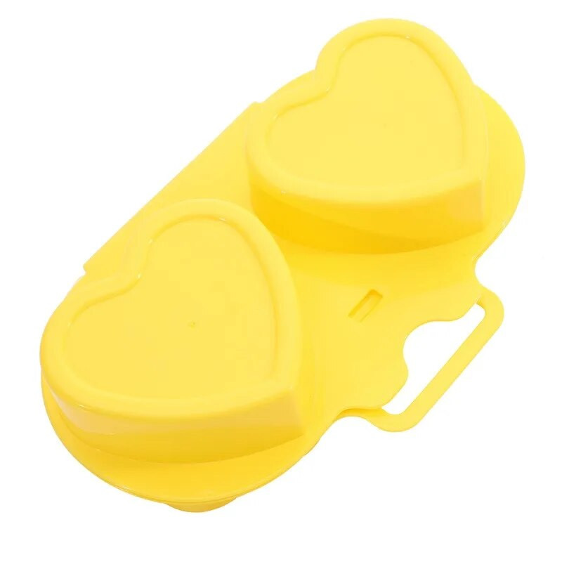 Širdies formos kiaušinių garintuvas Mikrobangų krosnelė Virtuvė Virtuvė Kepimas Kiaušiniai Brakonierius Namų virtuvės reikmenys Prietaisai Keptų kiaušinių įrankiai 1vnt