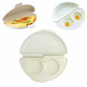 Πολυλειτουργικός δίσκος αυγών στον ατμό στο φούρνο μικροκυμάτων Εργαλεία για αυγά για το σπίτι Ομελέτα Κουζίνα Ομελέτα Πρωινό Ομελέτα Κουζίνα Καλούπι Εργαλεία κουζίνας
