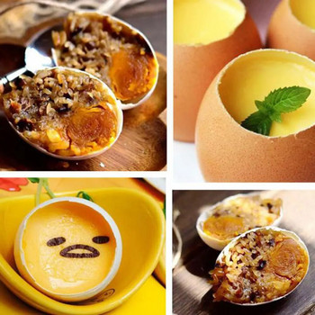 Ανοξείδωτο ανοιχτήρι με τσόφλι αυγού διπλό μεταλλικό βραστό αυγό Creative Gadgets Κουζίνα Εργαλείο μαγειρέματος Αξεσουάρ κουζίνας