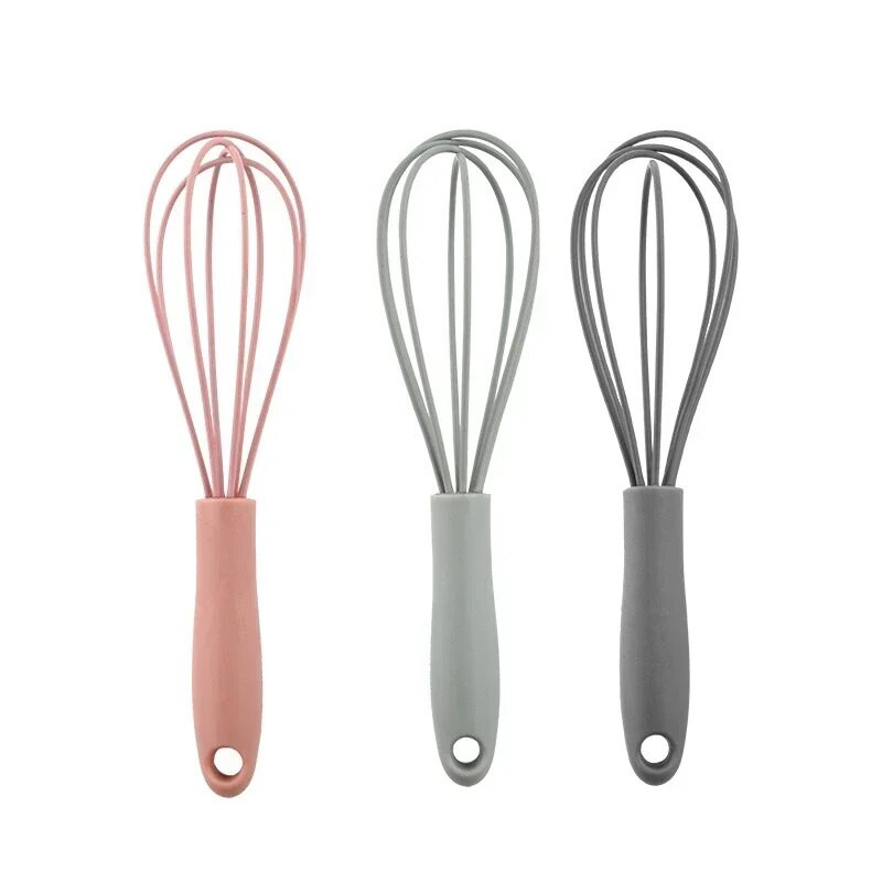 1vnt silikoninis kiaušinių plaktuvas Rankinis rankų darbo kiaušinių plakiklis grietinėlės putų aparatas Pienas Kava kiaušinių maišymo įrankiai Virtuvės priedai