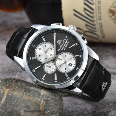Maurice Lacroix Aikon Tide Мъжки часовник с гумена каишка Водоустойчив кварцов смарт часовник за мъже Спорт Reloj Hombre Луксозен AAA часовник