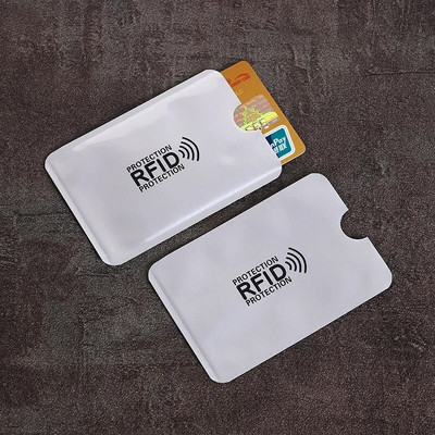 Portofel din aluminiu RFID pentru bărbați Suport carduri Poșetă Fibră de carbon pentru bărbați Portofel inteligent subțire și subțire pentru afaceri Suport card de credit Carcasă Suport pentru note