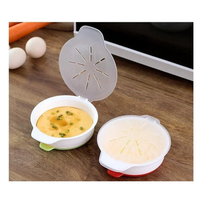 Κουζίνα Φούρνος μικροκυμάτων Κουζίνα Αυγομάγειρα Σπίτι Θέρμανση μικροκυμάτων Εύκολη Αυγά Εργαλεία Μπολ Γρήγορο Πρωινό Αυγό στον ατμό Νέο