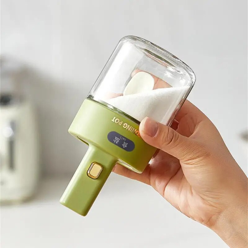 Borcan telescopic pentru condimente Capac cu lingură Cutie integrată pentru condimente Borcan sigilat cu sare Borcan pentru condimente pentru casă Sticlă pentru condimente pentru bucătărie