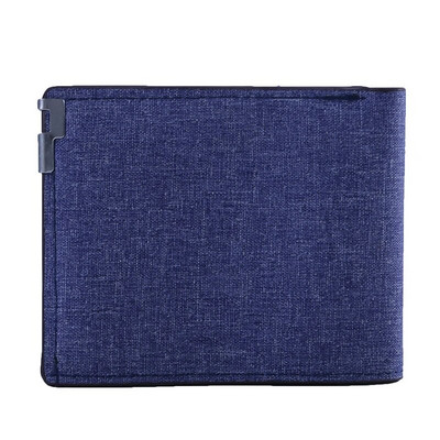 Paprasta madinga džinsinė piniginė, horizontali pinigų segtukas, didelės talpos kelių kortelių bilietų laikiklis vyrams