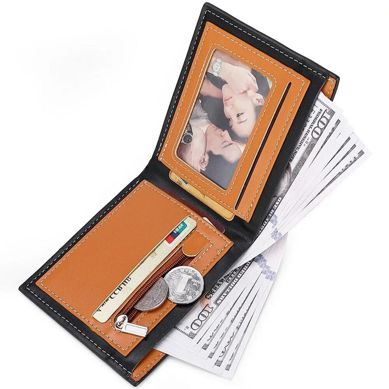 Novi novčanik od ugljičnih vlakana muški paket kartica One Ipper Europe and America Horizontal