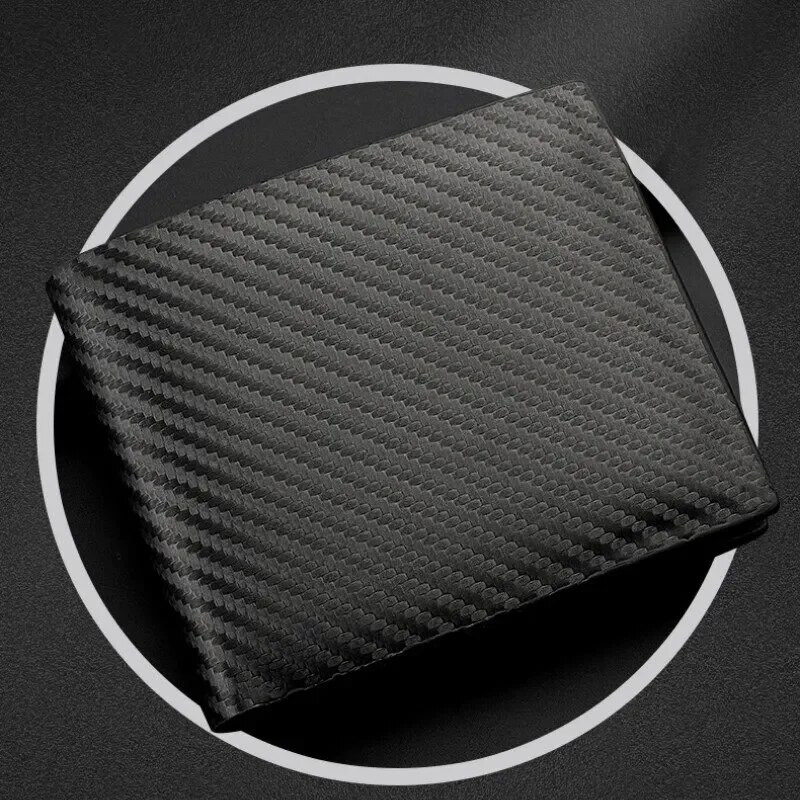 Novi novčanik od ugljičnih vlakana muški paket kartica One Ipper Europe and America Horizontal