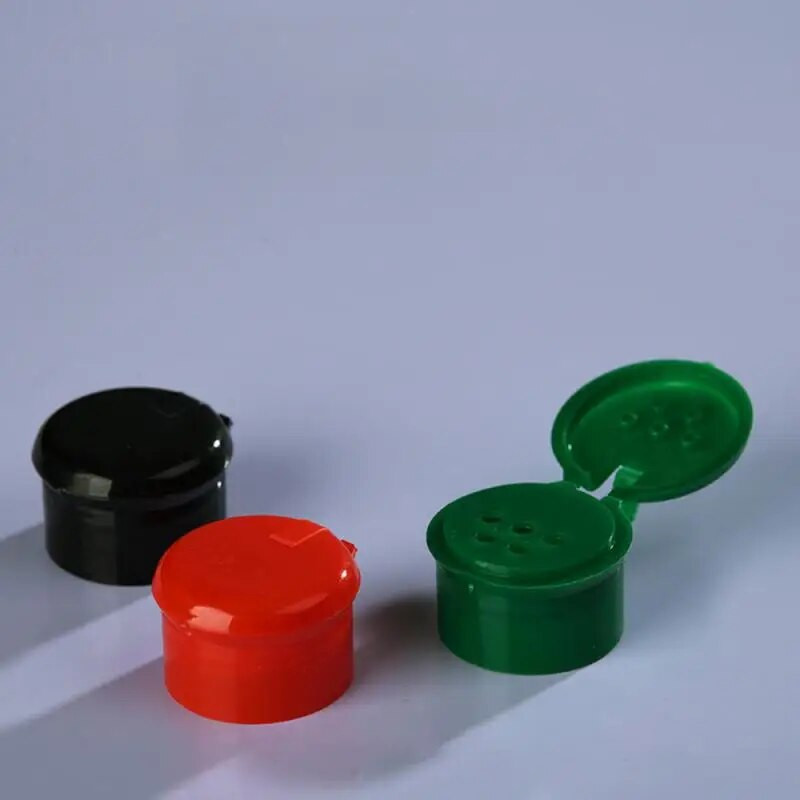 Prieskonių stiklainiai Plastikinis butelis Virtuvinis druskos ir pipirų plaktuvas Prieskonių indelis kepsniams prieskonių laikymo dėžutės dangteliu maisto lentyna