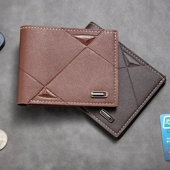Πορτοφόλι νομισμάτων Πολυλειτουργικό Business Casual Ανδρικό Πορτοφόλι Μεγάλης χωρητικότητας Fashion Αδιάβροχη τσάντα για κάρτες