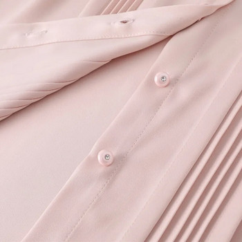 Naviu Нова мода и елегантна дамска риза Temperament Официални тънки шифонени блузи с дълъг ръкав Offiice Дамски работни блузи