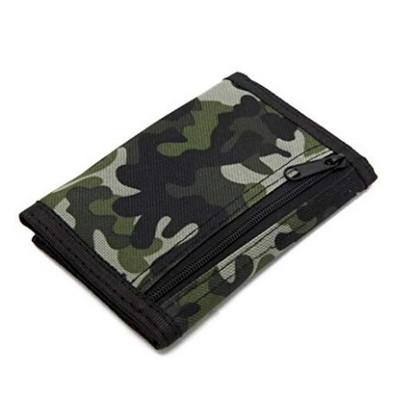 Trifold Casual Wallet for Male Men Women Young Novelty Money Bag Purse Zipped Coin ID Card Holder Pocket Kids