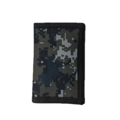 Portofel casual cu trei ori pentru bărbați, bărbați, femei, tineri, noutate, geantă de bani, poșetă, cu fermoar, pentru monede, card de identitate, buzunar, copii
