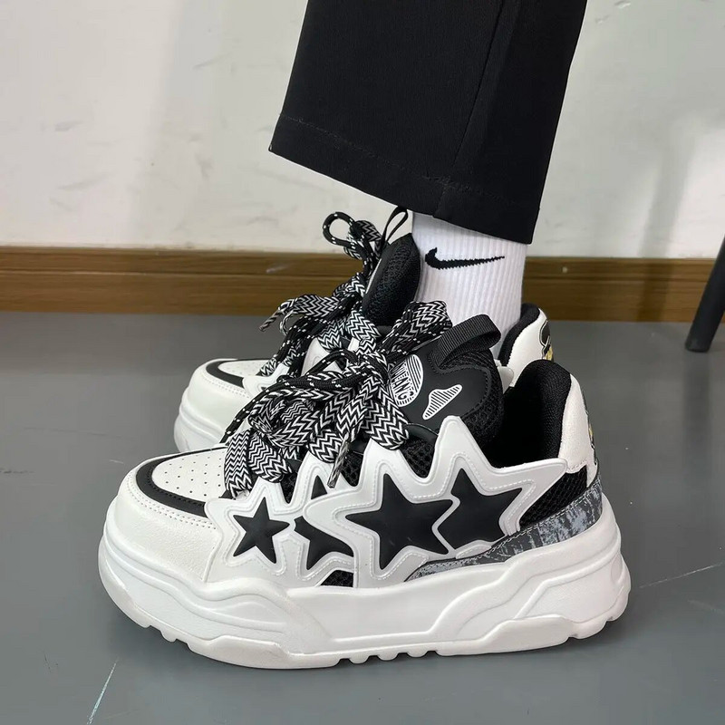 Ins National Fashion Platform Increased XINGX Bread Muške i ženske 2023. Jesen i zima Nova sportska ležerna obuća za par