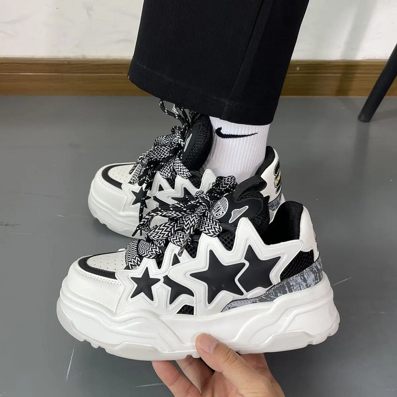 Ins National Fashion Platform Increased XINGX Bread Muške i ženske 2023. Jesen i zima Nova sportska ležerna obuća za par