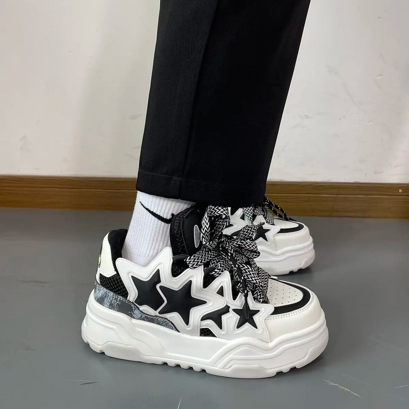 Ins National Fashion Platform Increased XINGX Bread Muške i ženske 2023. Jesen i zima Nova sportska ležerna obuća za par