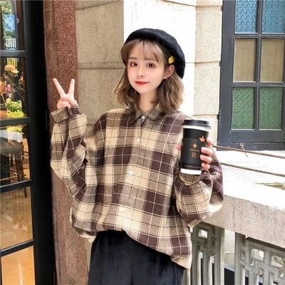 Nauji „Loose Ins“ languoti moteriški marškiniai Prekės ženklo dizaineris Aukštos kokybės ilgos moteriškos palaidinės sagomis moteriški šifoniniai marškiniai