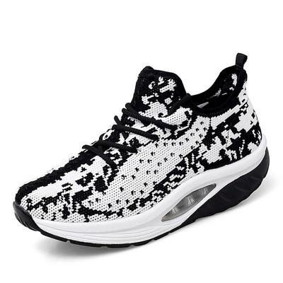 Ženske tenisice Platforma Toning Wedge Zapatillas Sportska obuća za žene Swing Tenisice za mršavljenje Fitness Teretana Obuća za hodanje PU