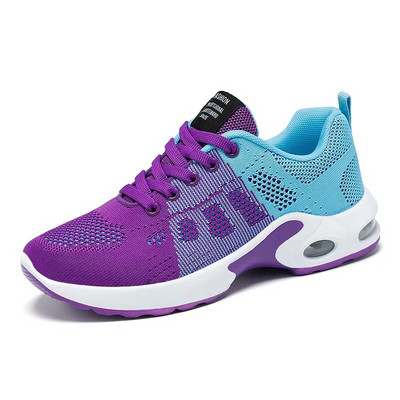 Pantofi pentru femei, 2024, pantofi noi pentru femei, cu platformă, plasă, greutate ușoară, sport casual, vară plat, primăvară, toamnă, tenis, mers, mărime 43