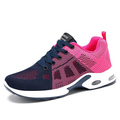 Pantofi pentru femei, 2024, pantofi noi pentru femei, cu platformă, plasă, greutate ușoară, sport casual, vară plat, primăvară, toamnă, tenis, mers, mărime 43