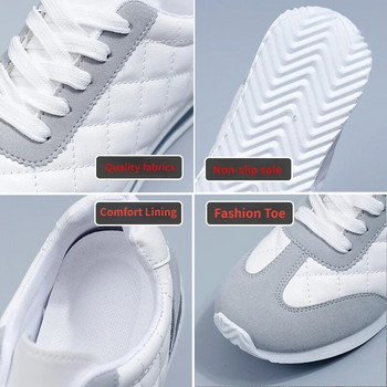 Μόδα γυναικεία πάνινα παπούτσια 2024 Άνοιξη Νέα Γυναικεία Βουλκανιζέ Παπούτσια Υπαίθρια Τρέξιμο Περπάτημα Γυναικεία παπούτσια Άνετα Ελαφρύ αθλητικό παπούτσια