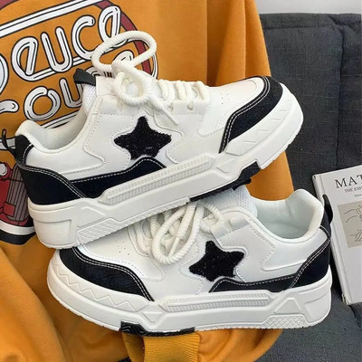 Moteriški laisvalaikio sportiniai bateliai, 2023 m. pavasario ir vasaros naujo stiliaus tendencijos, universalūs, patogūs, pralaidūs sportiniai teniso bateliai