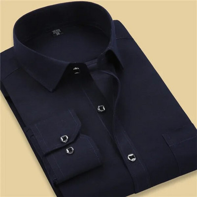 2017 m. pavasario atvykimas Vyriški marškiniai su gėlėmis Madingi ilgomis rankovėmis Individualumas Verslo laisvalaikio korėjiečių vyriški taškeliais marginti marškiniai