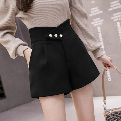 Női, magas derekú, széles szárú nadrágok bő cipzáras patchwork Vintage divatos ruházat minden meccs egyszerűség őszi újdonság