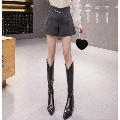 Női, magas derekú, széles szárú nadrágok bő cipzáras patchwork Vintage divatos ruházat minden meccs egyszerűség őszi újdonság