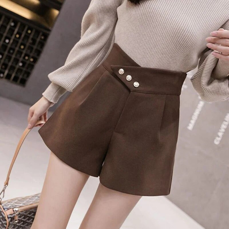 Női, magas derekú, széles szárú nadrágok bő cipzáras patchwork Vintage divatos ruházat minden meccs egyszerűség őszi újdonság