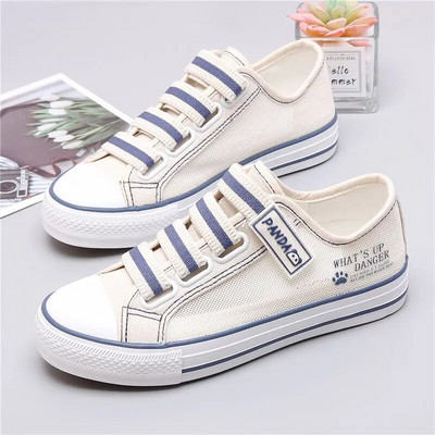 Platnene cipele sa šupljim mrežastim elastičnim remenom, ženske ljetne prozračne bijele cipele 2023, nove studentske lijene cipele, proljetne i jesenske cipele