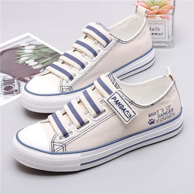 Platnene cipele sa šupljim mrežastim elastičnim remenom, ženske ljetne prozračne bijele cipele 2023, nove studentske lijene cipele, proljetne i jesenske cipele