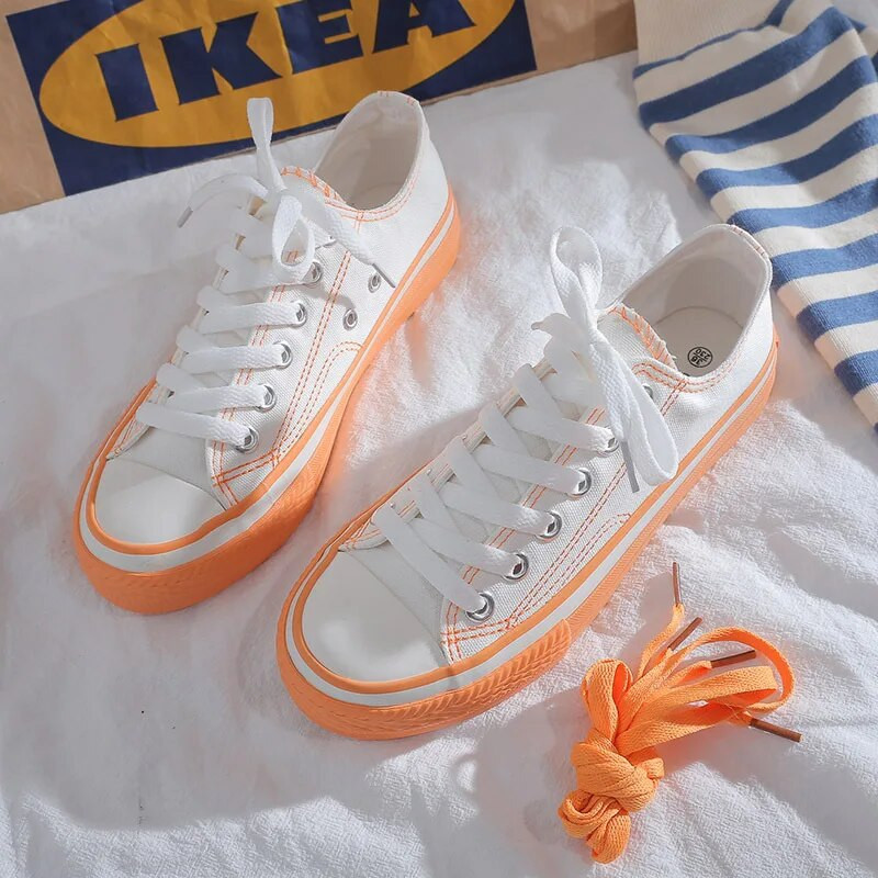 Platnene tenisice Ženske modne proljetne jesenske ležerne ženske ravne sportske cipele Udobne ženske vulkanizirane cipele Zapatillas Mujer