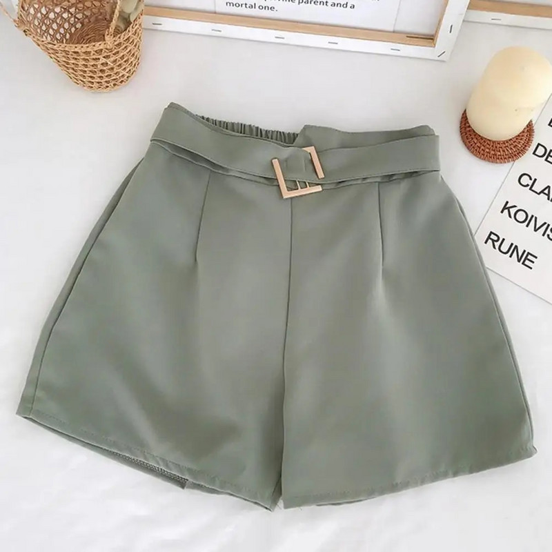 Vasaros laisvalaikio šortai reguliuojamu juosmeniu, laisvai tinkantys korėjietiško stiliaus prašmatnūs, pritaikyti apatiniai kišenės kasdieniai koledže kvėpuojantys madingi