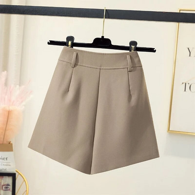 Öltöny rövidnadrág Női tavaszi nyár 2023 magas derekú vékony, széles lábú rövidnadrág női meleg nadrág bő, vékony A-vonalú alkalmi nadrág, női