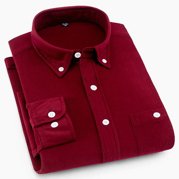 2023 Φθινόπωρο New Business Casual Ανδρικό μακρυμάνικο πουκάμισο ανδρικό μάρκα καλής ποιότητας μπλε κόκκινο πουκάμισο γραφείου Ρούχα
