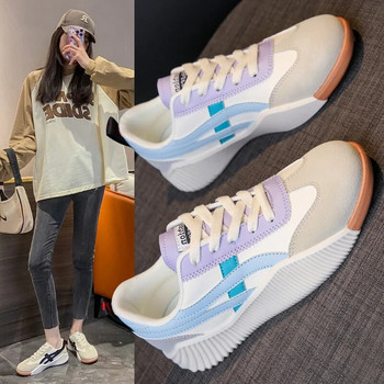 Κορεατικά ελαφριά παπούτσια σανίδας Γυναικεία 2024 Μόδα Breathable Ευέλικτα φοιτητικά παπούτσια για τρέξιμο Υπαίθρια ταξίδια αθλητικά παπούτσια αναψυχής