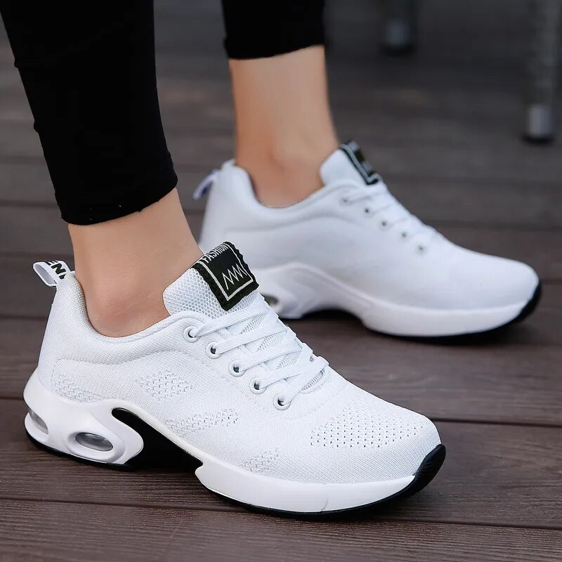 Ženske modne sportske tenisice s mekim dnom na zračnom jastuku, mrežaste prozračne cipele za slobodno vrijeme za žene 2021. zapatillas Mujer