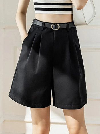 Ψηλόμεσο καθημερινό γυναικείο σορτς Νέα άφιξη 2022 Καλοκαιρινό κορεάτικο στυλ Streetwear All-match Γυναικεία κοντό ραμμένο παντελόνι W1104