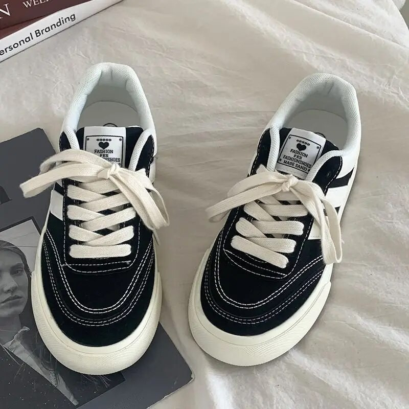 2023. Nove crvene ženske cipele Vulcanize Ležerne tenisice s platformom Vintage Sport Ženske korejske dizajnerske cipele Harajuku School Tenis