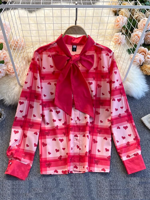 Proljeće ljeto Novi stil modne bluze Ženska leptir mašna Blusa samostojeći ovratnik Uska košulja C522