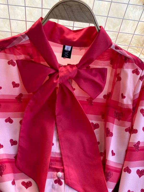 Proljeće ljeto Novi stil modne bluze Ženska leptir mašna Blusa samostojeći ovratnik Uska košulja C522