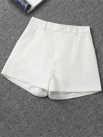 Aelegantmis Office Lady Solid Σορτς Γυναικείο Καλοκαίρι 5 Y2k Φαρδύ κοντό παντελόνι Κομψό κορεάτικο σορτς ψηλόμεσο
