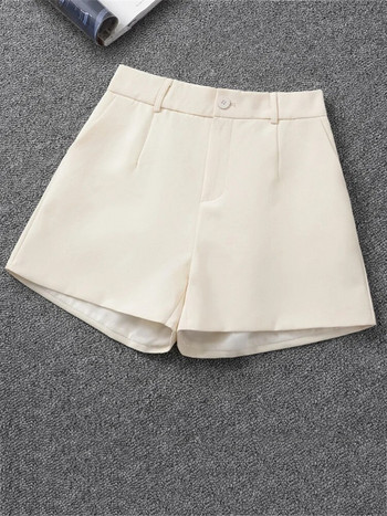 Aelegantmis Office Lady Solid Σορτς Γυναικείο Καλοκαίρι 5 Y2k Φαρδύ κοντό παντελόνι Κομψό κορεάτικο σορτς ψηλόμεσο