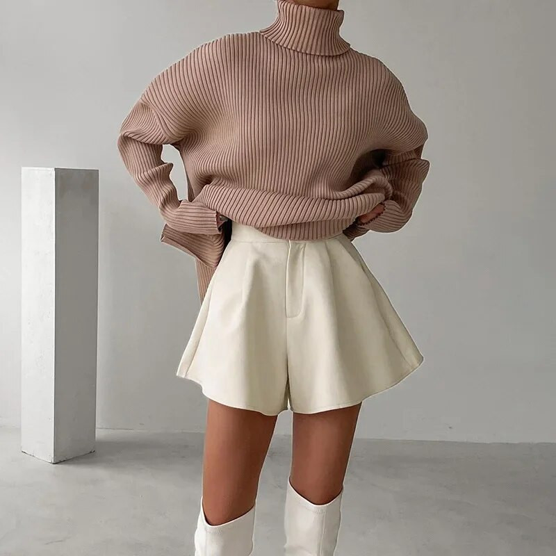 Gtpdpllt Moteriški šortai su aukštu juosmeniu plačiomis kojomis, laisvalaikio laisvos A formos trumpos kelnės moterims, vasarai, nauji vintažiniai šortai