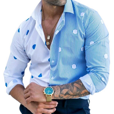 Cămașă de vară pentru bărbați, cu mânecă lungă, S-4XL, la modă HD, imprimat 3D, cu rever, cardigan cu un singur piept Cămașă hawaiană casual pentru bărbați 2023