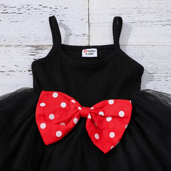 Νέο Baby Girls Cute Silslip φόρεμα + Βαμβακερό κοντό Mini Dot παλτό + κεφαλόδεσμοι 3 τμχ Σετ ρούχων για νεογέννητα νήπια