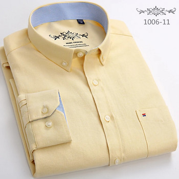 Νέο σε πουκάμισο μακρυμάνικο για άντρες slim fit επίσημα πουκάμισα λευκό plian πουκάμισο δωρεάν αποστολή αντικειμένων μπλούζες με μία τσέπη ρούχα γραφείου